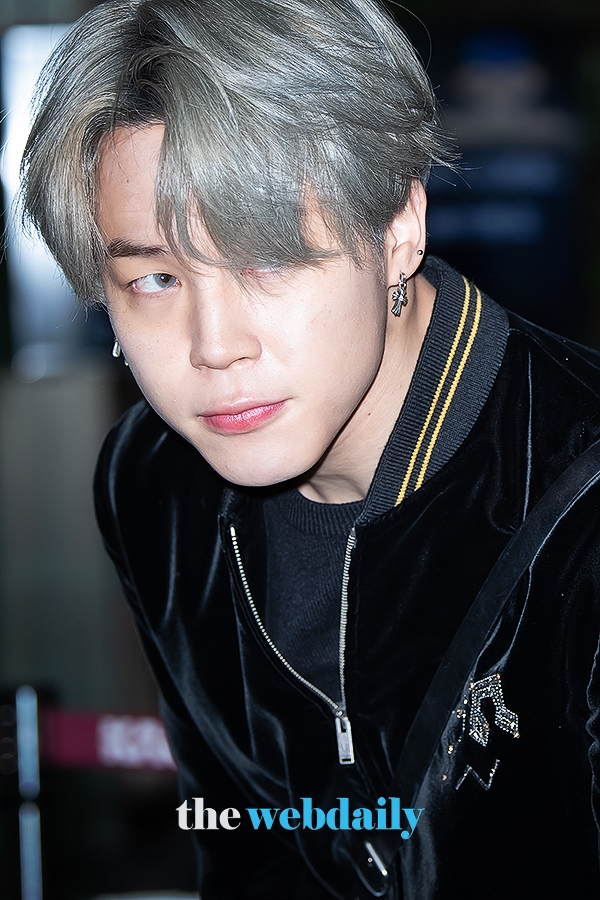 방탄소년단(BTS) 지민, 김포국제공항 출국 현장 (사진:최수영기자)