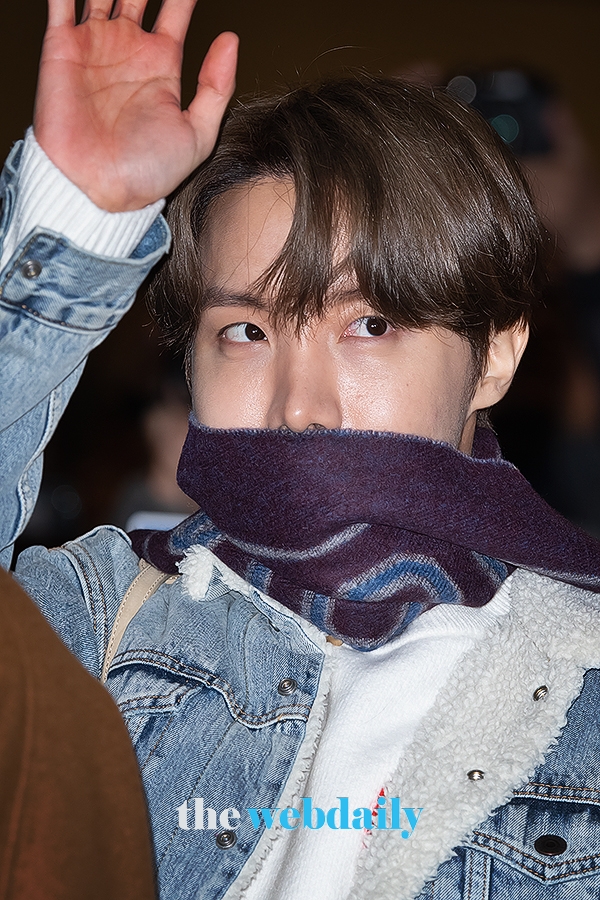 방탄소년단(BTS) 제이홉, 김포국제공항 출국 현장 (사진:최수영기자)