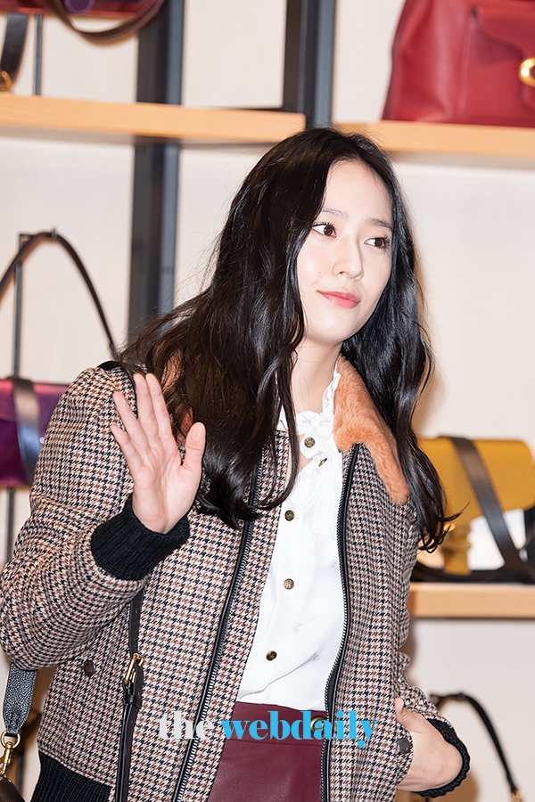 크리스탈, '코치' 브랜드 포토월 행사 현장 (사진:최수영기자)