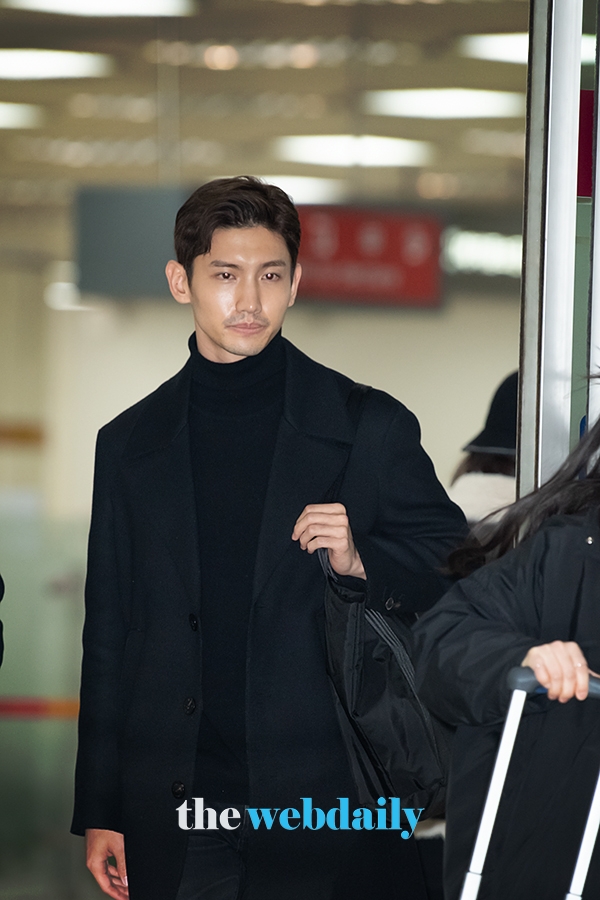 동방신기(TVXQ) 최강창민, 김포국제공항 입국 현장(사진:최수영기자)