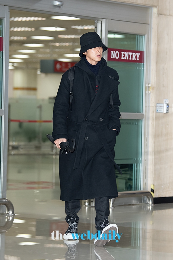 동방신기(TVXQ) 유노윤호, 김포국제공항 입국 현장(사진:최수영기자)