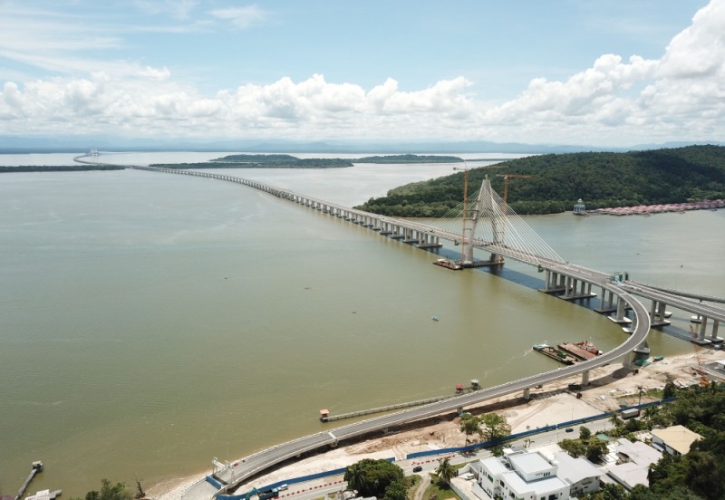 템부롱대교. 전경(사진=대림산업)