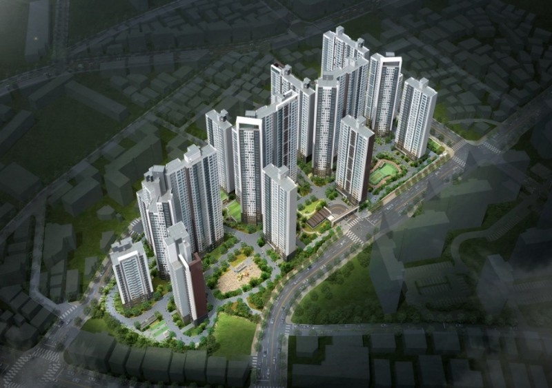 광명뉴타운 15구역을 재개발하는 대우건설 ‘광명 푸르지오 센트베르’조감도. (사진=대우건설)