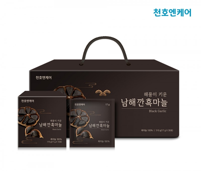 천호엔케어, 건강식품 ‘해풍이 키운 남해 깐 흑마늘’ 출시