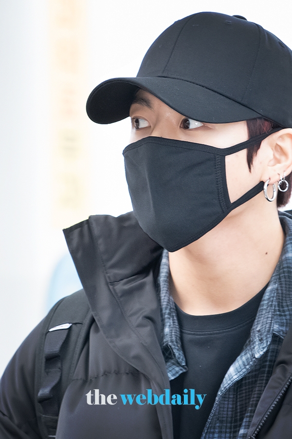 방탄소년단(BTS) 정국, 인천국제공항 출국 현장 (사진:최수영기자)