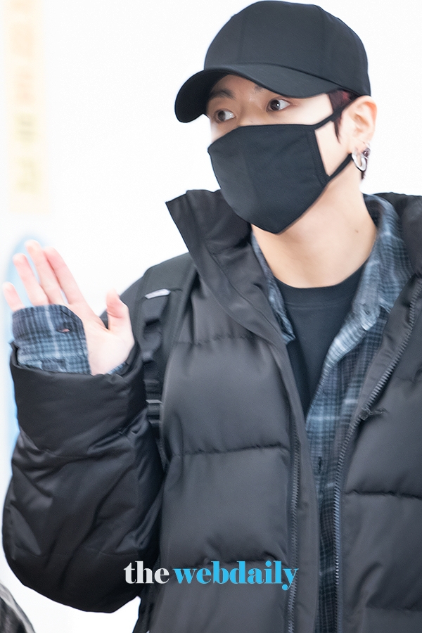 방탄소년단(BTS) 정국, 인천국제공항 출국 현장 (사진:최수영기자)