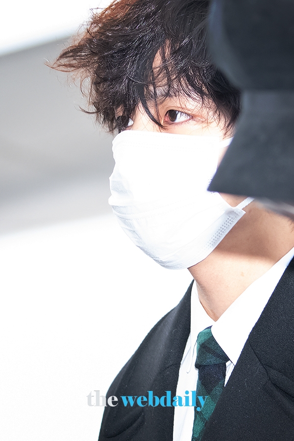 방탄소년단(BTS) 뷔, 인천국제공항 출국 현장 (사진:최수영기자)