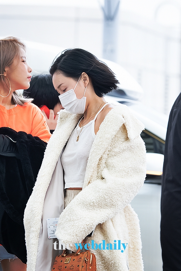 마마무(MAMAMOO) 화사, 인천국제공항 출국 현장 (사진:최수영기자)