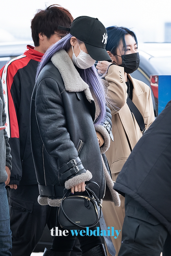 마마무(MAMAMOO) 문별, 인천국제공항 출국 현장 (사진:최수영기자)