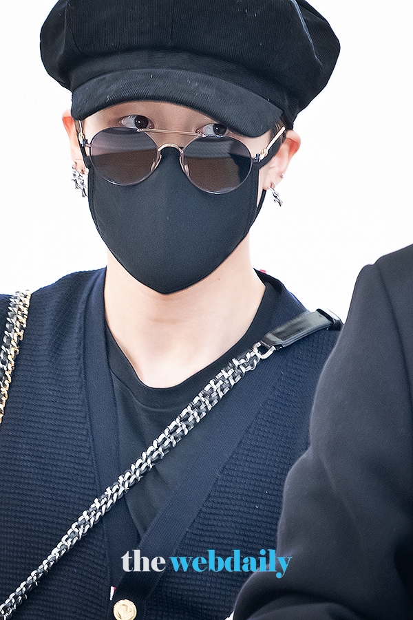 방탄소년단(BTS) 지민, 인천국제공항 출국 현장 (사진:최수영기자)