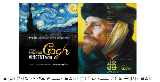 ‘빈센트 반 고흐’의 삶 뮤지컬과 영화로 펼쳐진다