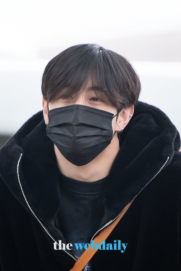 GOT7(갓세븐) 마크, 인천국제공항 출국 현장 (사진:최수영기자)
