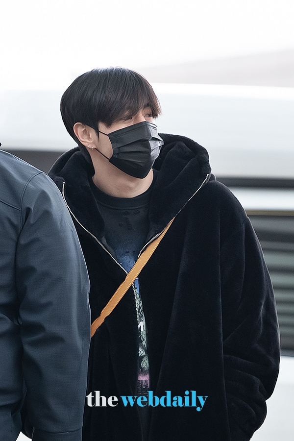 GOT7(갓세븐) 마크, 인천국제공항 출국 현장 (사진:최수영기자)