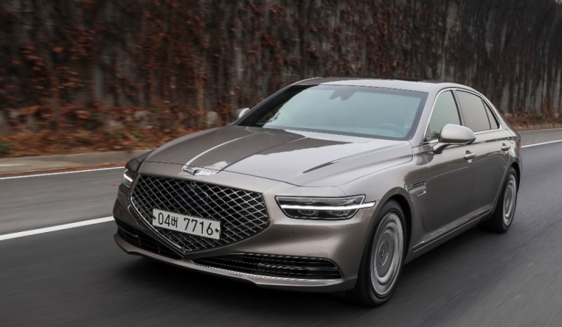 제네시스 G90 외관.