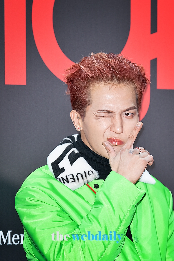 위너 송민호, '2019 지큐 나이트' 기념 포토월 행사 현장 (사진:최수영기자)