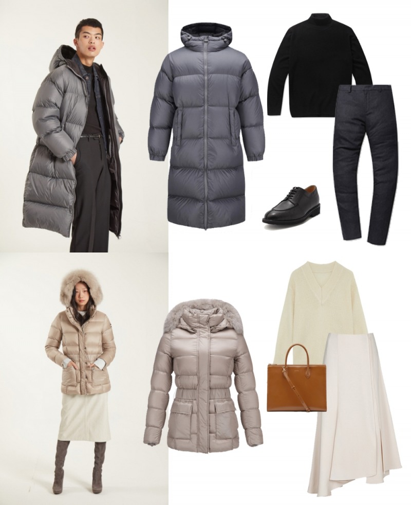 콜마오리지널스, 패딩을 활용한 겨울철 직장인 패션 소개