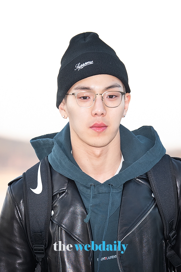 몬스타엑스(MONSTAX) 셔누, 인천국제공항 출국 현장 (사진:최수영기자)