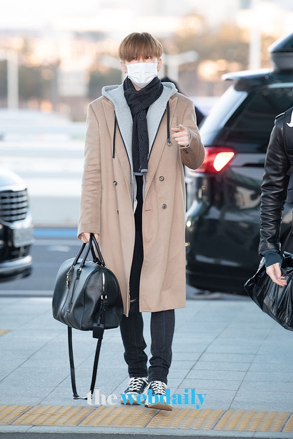 몬스타엑스(MONSTAX) 기현, 인천국제공항 출국 현장 (사진:최수영기자)