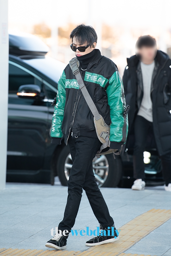 몬스타엑스(MONSTAX) 민혁, 인천국제공항 출국 현장 (사진:최수영기자)