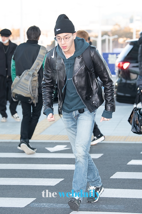 몬스타엑스(MONSTAX) 셔누, 인천국제공항 출국 현장 (사진:최수영기자)
