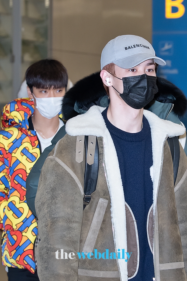 WayV(웨이션브이) 쿤-텐, 인천국제공항 입국 현장 (사진:최수영기자)