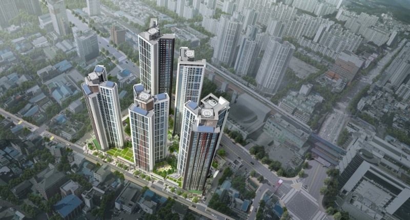 힐스테이트 대구역 조감도.(사진=현대건설)