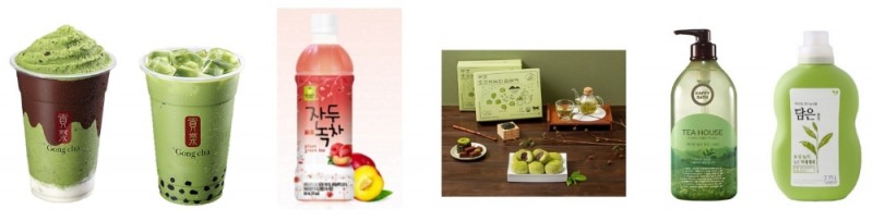 ‘녹차’로 만든 겨울 아이템 출시 봇물