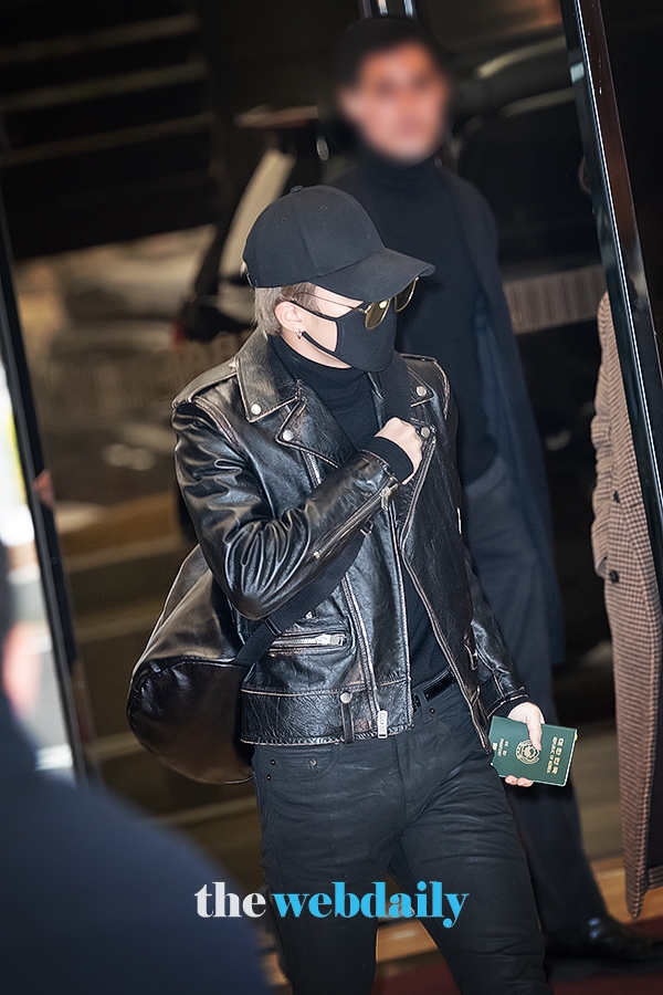 방탄소년단(BTS) 지민, 김포국제공항 출국 현장 (사진:최수영기자)