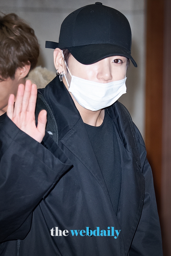 방탄소년단(BTS) 정국, 김포국제공항 입국 현장 (사진:최수영기자)