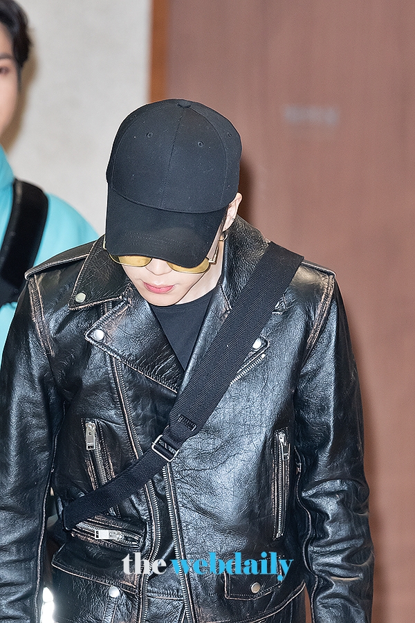 방탄소년단(BTS) 지민, 김포국제공항 입국 현장 (사진:최수영기자)