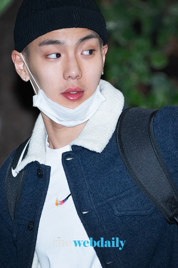 몬스타엑스(MONSTAX) 셔누, 김포국제공항 출국 현장