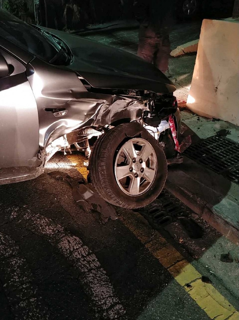 사망사고 가해차량.(사진제공=부산경찰청)