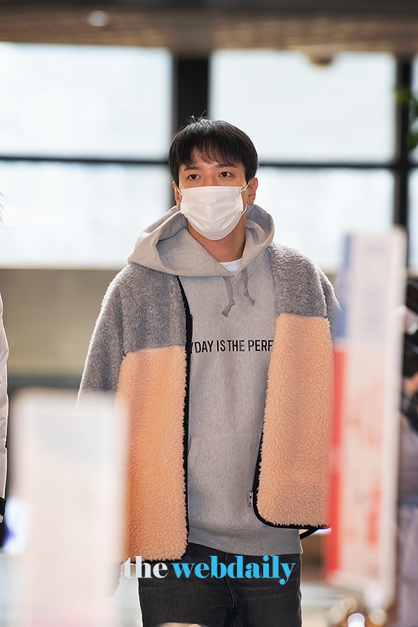 정용화, 김포국제공항 출국 현장 (사진:최수영기자)