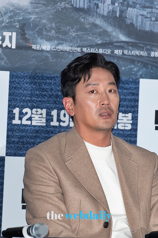 하정우, 영화 '백두산' 언론시사회 현장 (사진:최수영기자)