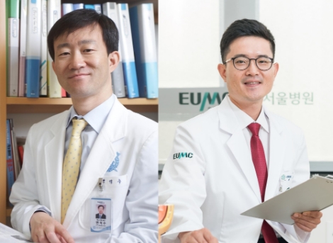 분당서울대병원 비뇨의학과 변석수 교수(좌), 이대서울병원 비뇨의학과 김명 교수(우). 사진=분당서울대병원