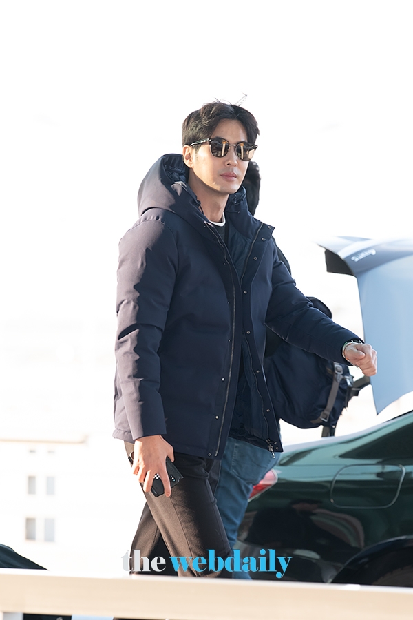 김지석, 인천국제공항 출국 현장 (사진:최수영기자)