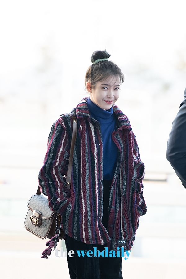 아이유, 인천국제공항 출국 현장 (사진:최수영기자)