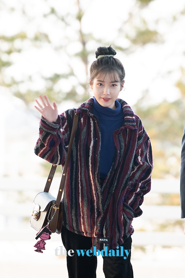 아이유, 인천국제공항 출국 현장 (사진:최수영기자)