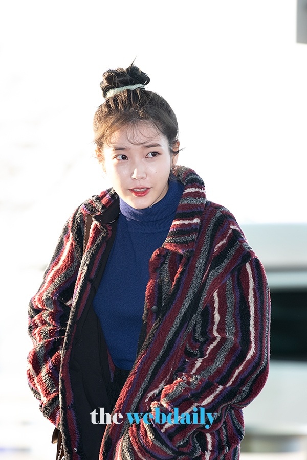 아이유, 인천국제공항 출국 현장 (사진:최수영기자)