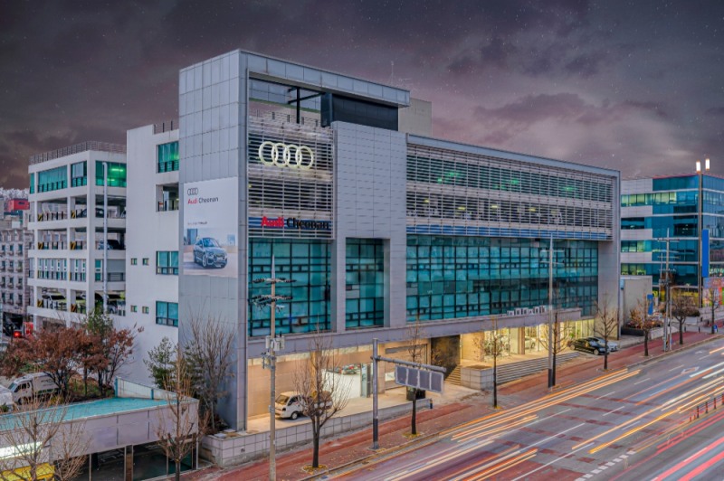 아우디 천안 전시장 및 서비스센터.(사진=아우디 코리아)