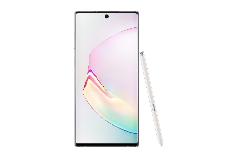 '갤럭시 노트10 5G' 아우라 화이트 색상 이미지. 사진=삼성전자