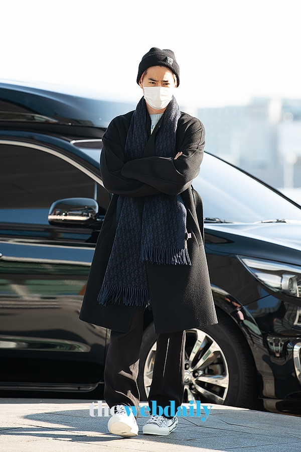엑소(EXO) 수호, 인천국제공항 출국 현장 (사진:최수영기자)