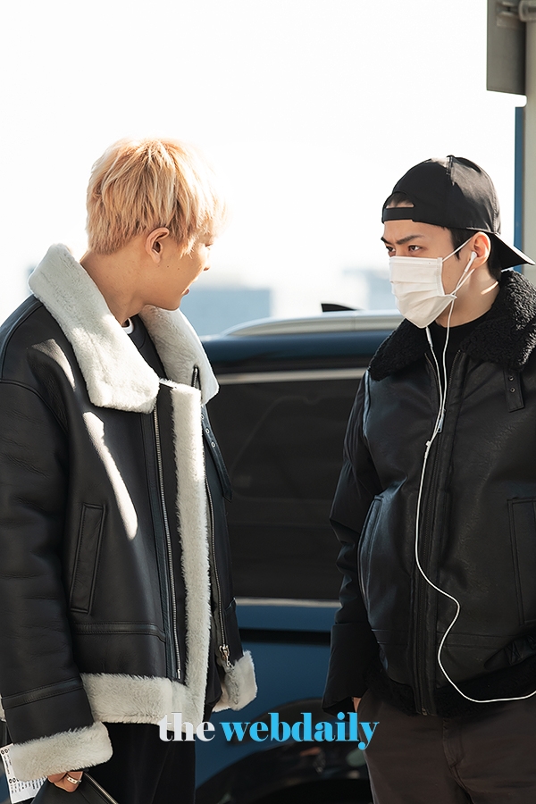 엑소(EXO) 찬열-세훈, 인천국제공항 출국 현장 (사진:최수영기자)