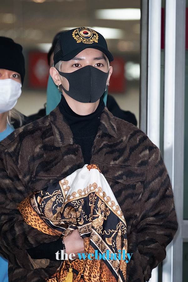 NCT127 태용, 김포국제공항 입국 현장(사진:최수영기자)