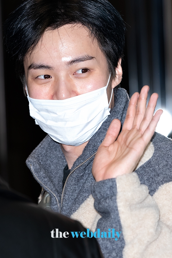몬스타엑스(MONSTAX) 민혁, 김포국제공항 출국 현장 (사진:최수영기자)
