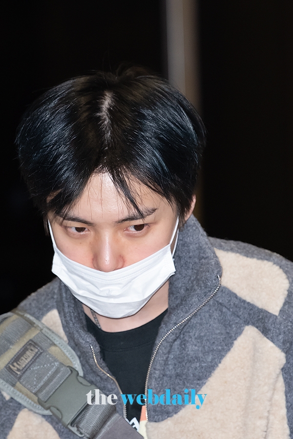몬스타엑스(MONSTAX) 민혁, 김포국제공항 출국 현장 (사진:최수영기자)