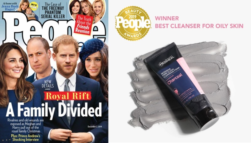 메디힐 차콜 클렌징 폼, 美 ‘피플 매거진’이 뽑은 올해의 클렌저로 선정