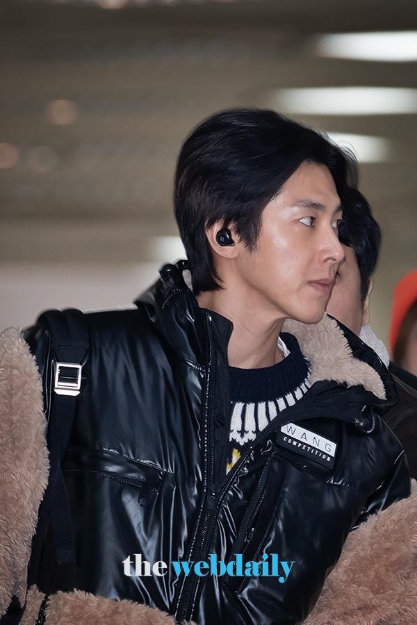 동방신기(TVXQ) 유노윤호, 김포국제공항 입국 현장(사진:최수영기자)