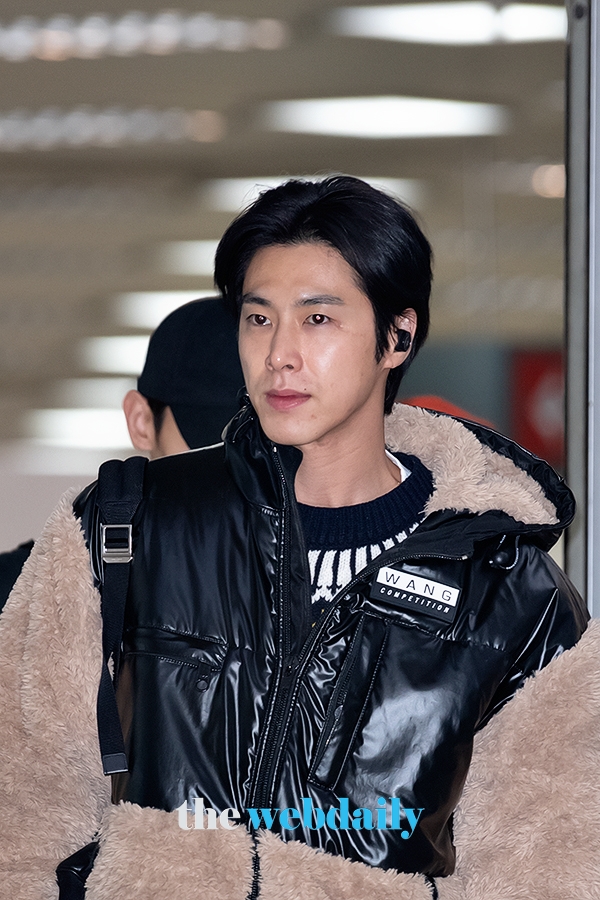 동방신기(TVXQ) 유노윤호, 김포국제공항 입국 현장(사진:최수영기자)