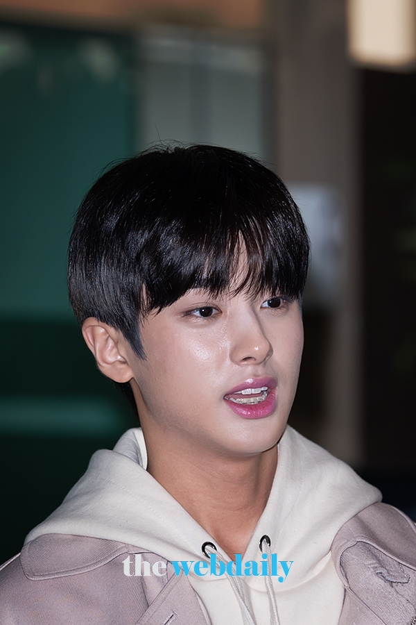 김민규, 김포국제공항 출국 현장 (사진:최수영기자)
